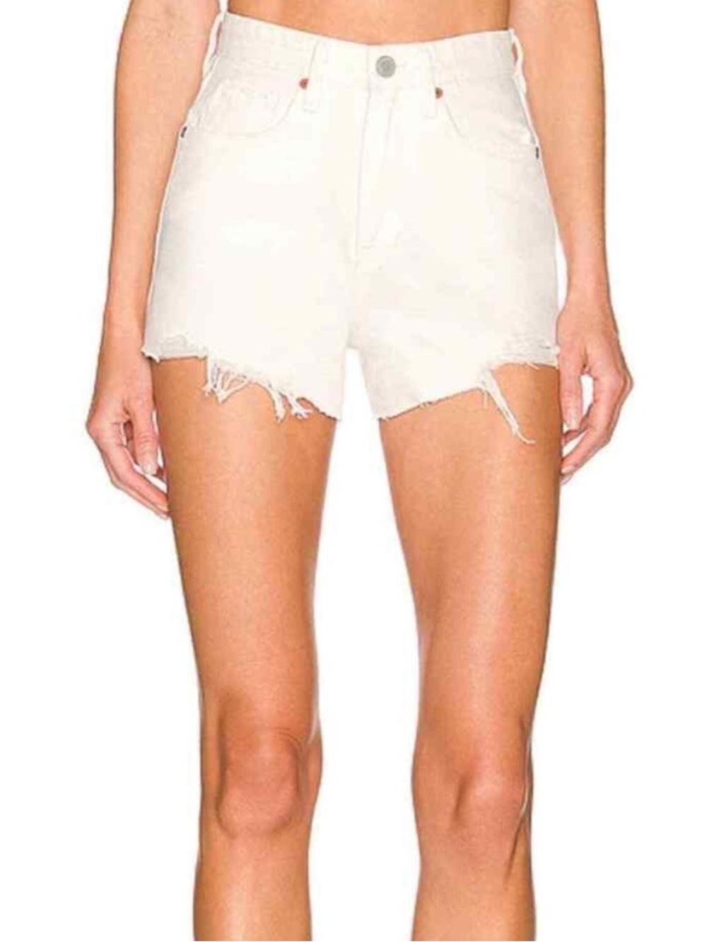 NWT Blank NYC The Reeve Ultra Hi-Rise Short in White - 24